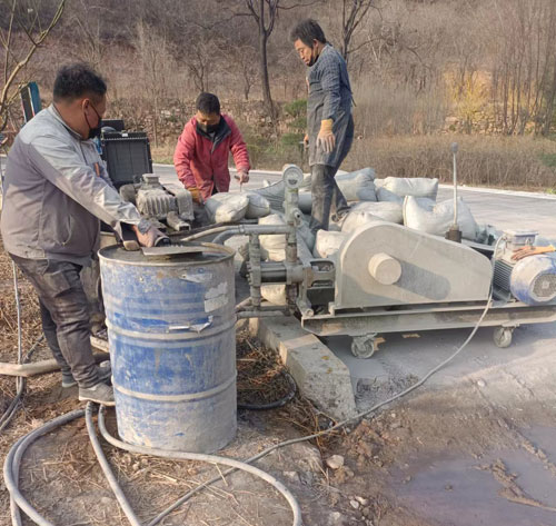 大化路面下沉注浆